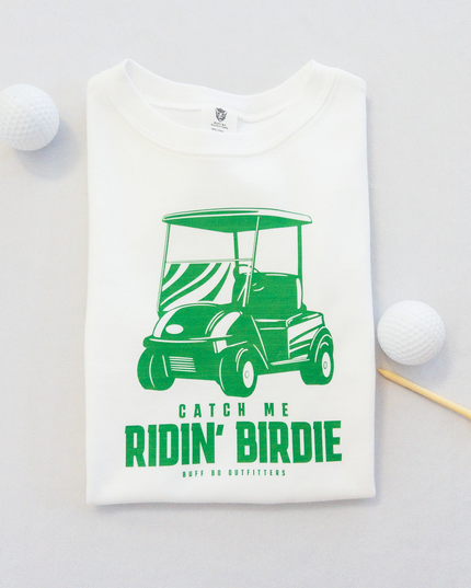 Catch Me Ridin' Birdie Youth Short Sleeve Golf T-Shirt