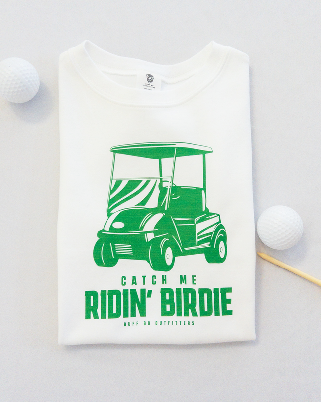 Catch Me Ridin' Birdie Youth Short Sleeve Golf T-Shirt