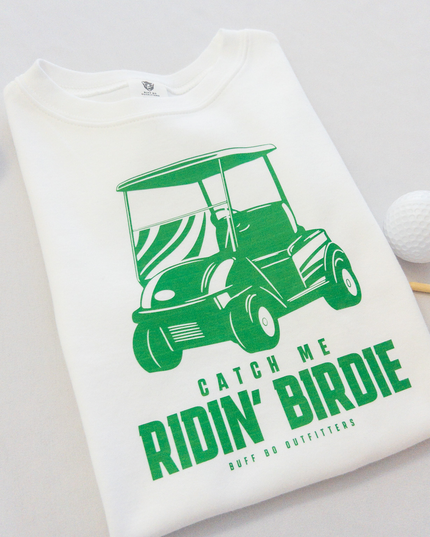 Catch Me Ridin' Birdie Youth Short Sleeve Golf T-Shirt