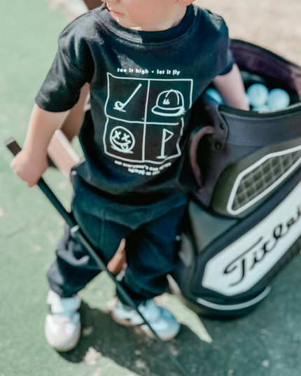 Fun Street Appeal Style Golf Theme Ultra Soft Kids Toddler Youth T-Shirt