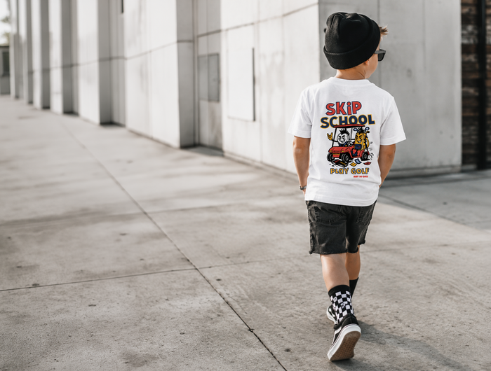 <h5>Over 4,500 Shirts Sold</h5><h2>Golf-Inspired Style<br/><span style="text-decoration:underline">For Kids Who Love The Game</span></h2>