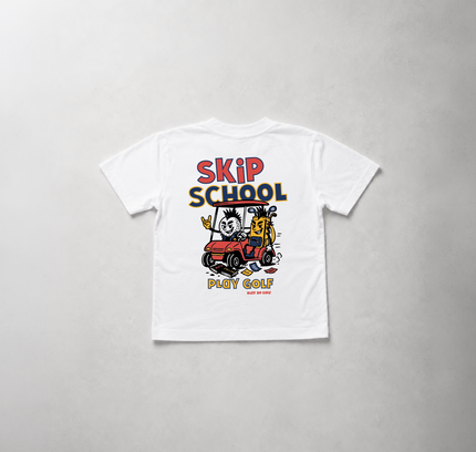 Skip School, Play Golf Ultra Soft Kids Golf T-Shirt