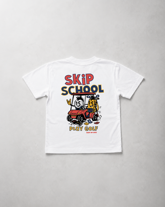 Skip School, Play Golf Ultra Soft Kids Golf T-Shirt