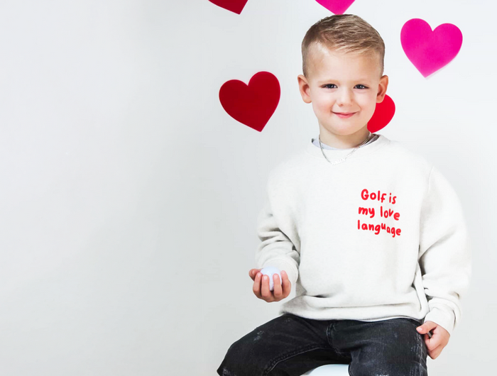 <h2>Golf Is Our<br/><span style="text-decoration:underline">Love Language</span></h2>