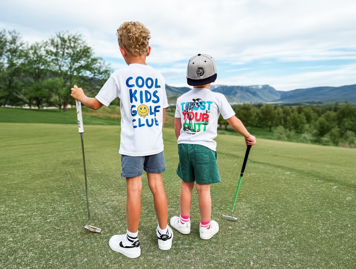 <h5>Over 3,500 Shirts Sold</h5><h2>Golf-Inspired Style<br/><span style="text-decoration:underline">For Kids Who Stand Out</span></h2>