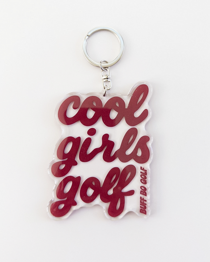 Cool Girls Golf Keychain