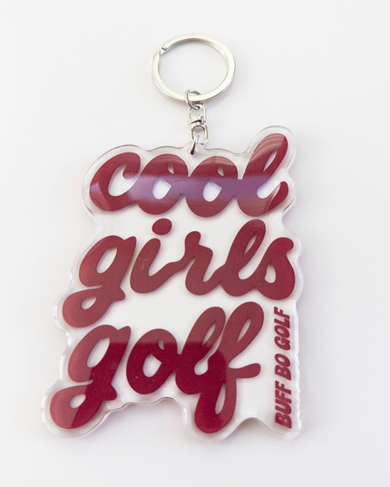 Cool Girls Golf Keychain