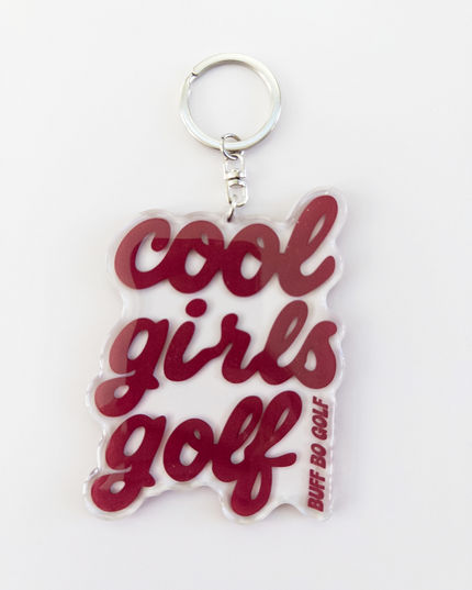 Cool Girls Golf Keychain