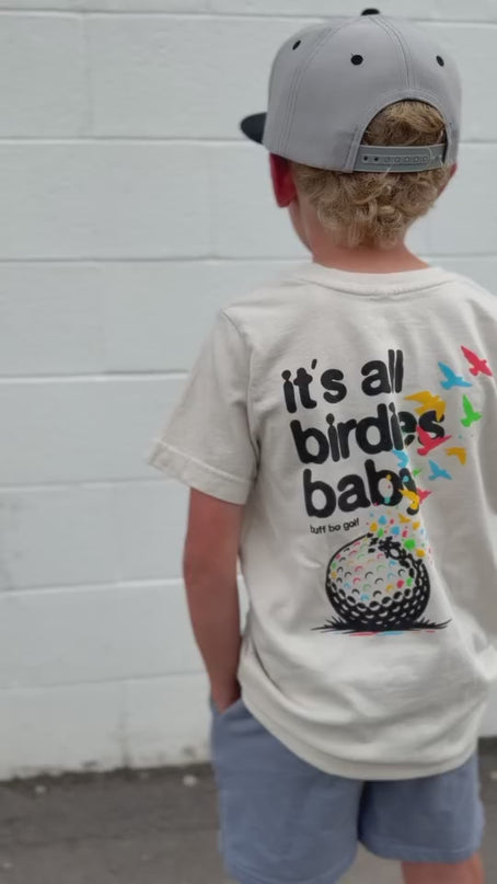 It's All Birdies Baby Streetwear Ultra Soft Toddler Youth Golf T-Shirt