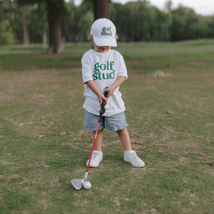 Golf Stud Youth Snapback Hat - Green